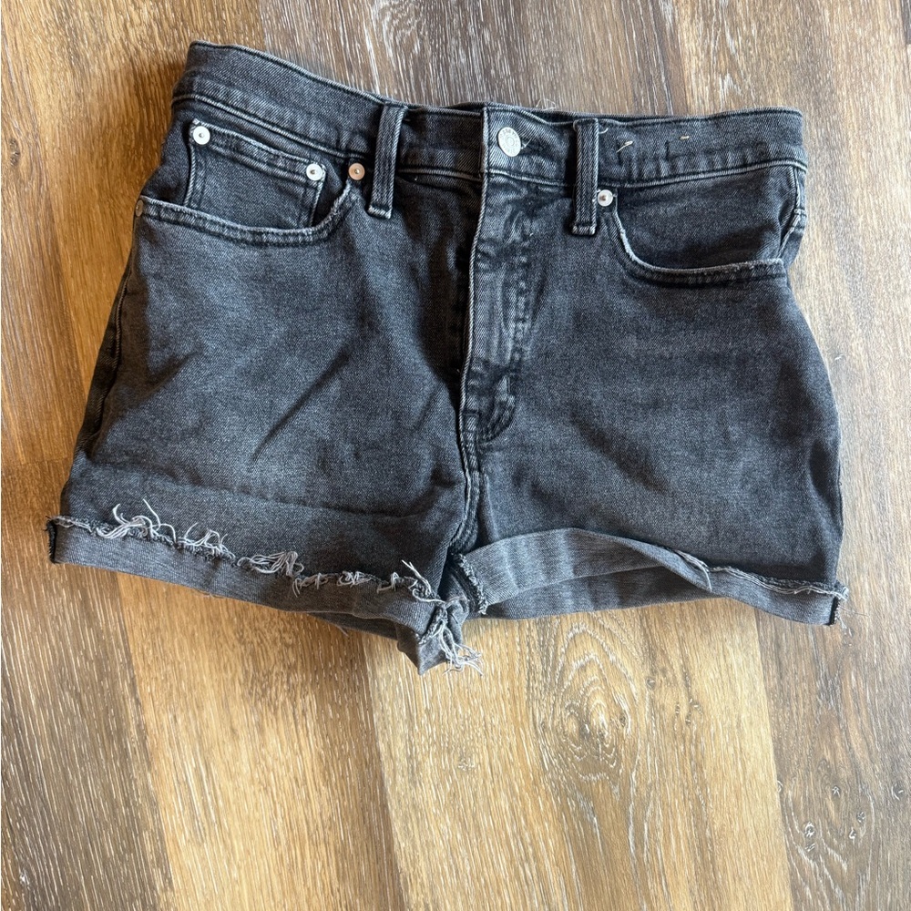 Madewell Black Denim Women Shorts